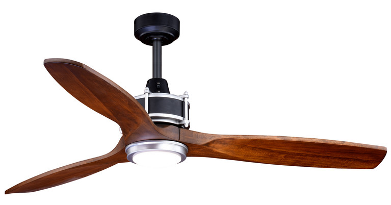 Vaxcel - F0057 - 52Ceiling Fan - Curtiss - Matte Black/Brushed Silver
