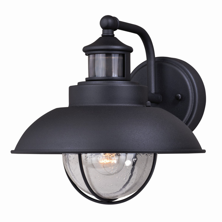 Vaxcel - T0262 - One Light Motion Sensor Outdoor Wall Light - Harwich - Textured Black