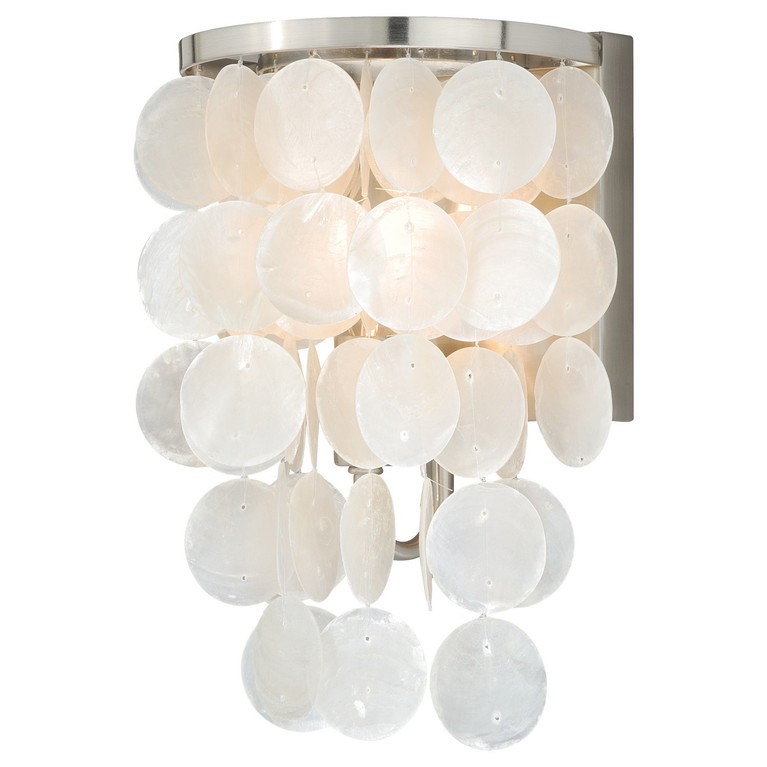 Vaxcel - W0151 - One Light Vanity - Elsa - Satin Nickel