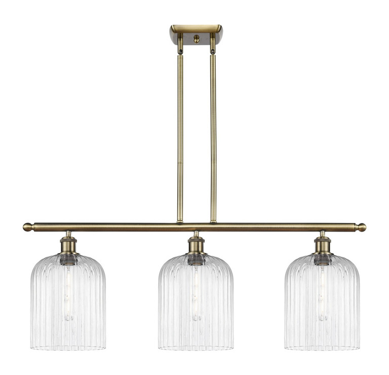 Innovations - 516-3I-AB-G559-8CL - Three Light Island Pendant - Ballston - Antique Brass