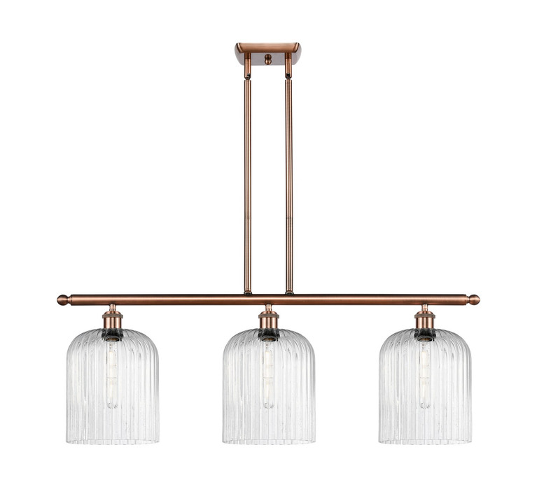 Innovations - 516-3I-AC-G559-8SDY - Three Light Island Pendant - Ballston - Antique Copper