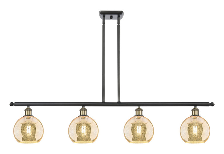 Innovations - 516-4I-BAB-G128-8 - Four Light Island Pendant - Ballston - Black Antique Brass