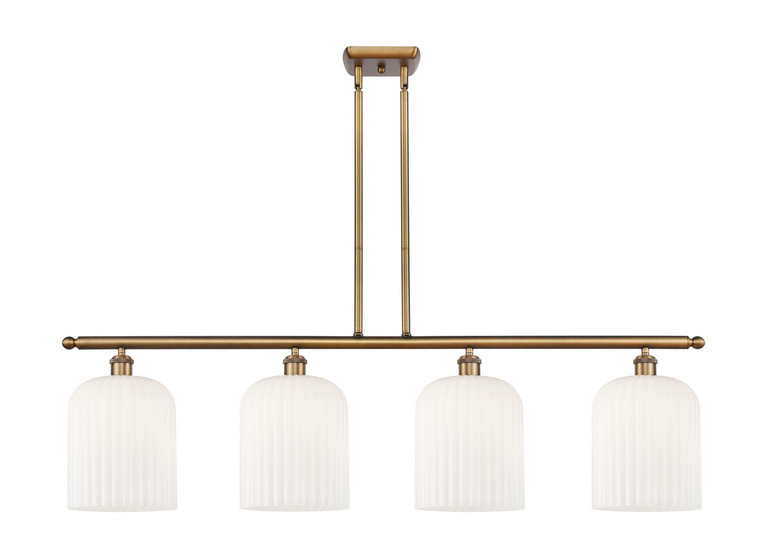 Innovations - 516-4I-BB-G559-8GWH - Four Light Island Pendant - Ballston - Brushed Brass