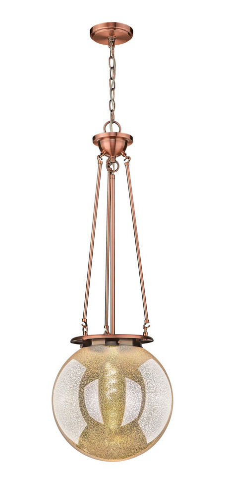 Innovations - 221-1P-AC-G208-14 - One Light Pendant - Essex - Antique Copper
