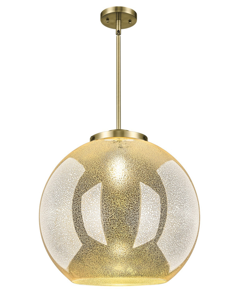 Innovations - 221-1S-AB-G128-18 - One Light Pendant - Essex - Antique Brass
