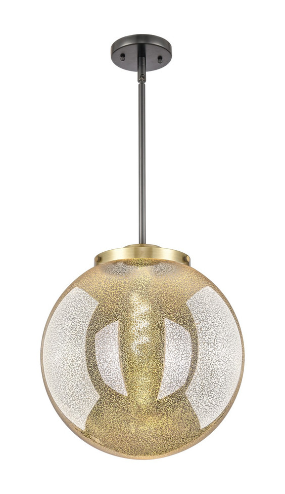 Innovations - 221-1S-BAB-G208-14 - One Light Pendant - Essex - Black Antique Brass