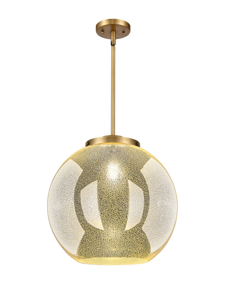 Innovations - 221-1S-BB-G128-16 - One Light Pendant - Essex - Brushed Brass