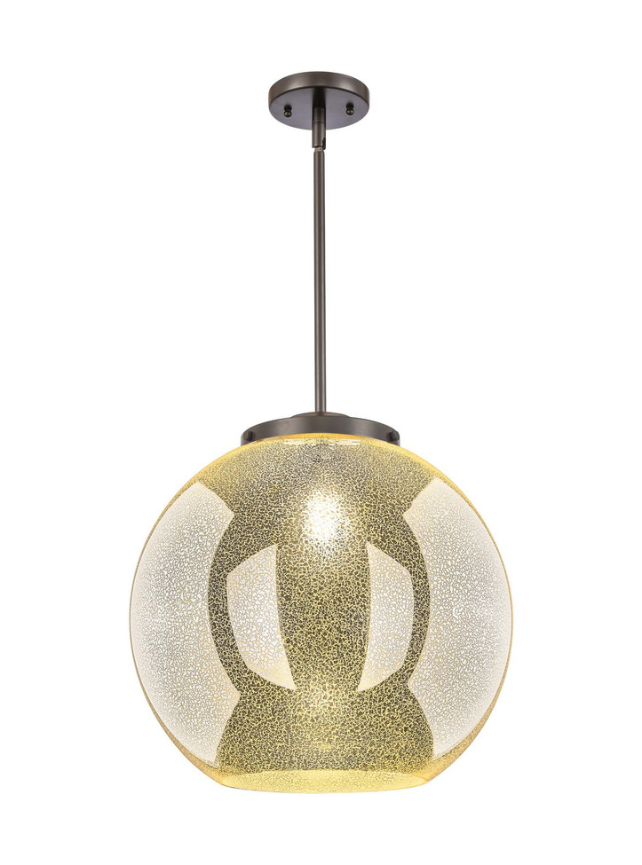 Innovations - 221-1S-OB-G128-16 - One Light Pendant - Essex - Oil Rubbed Bronze