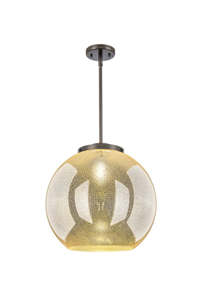 Innovations - 221-1S-OB-G128-18 - One Light Pendant - Essex - Oil Rubbed Bronze