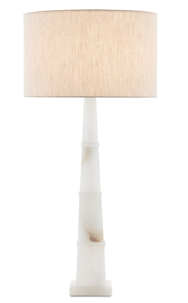 Currey and Company - 6000-0595 - One Light Table Lamp - Alabastro - Natural
