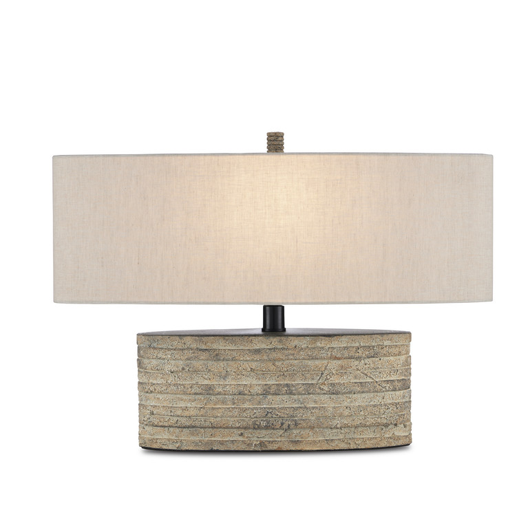 Currey and Company - 6000-0858 - One Light Table Lamp - Innkeeper - Rustic Gray
