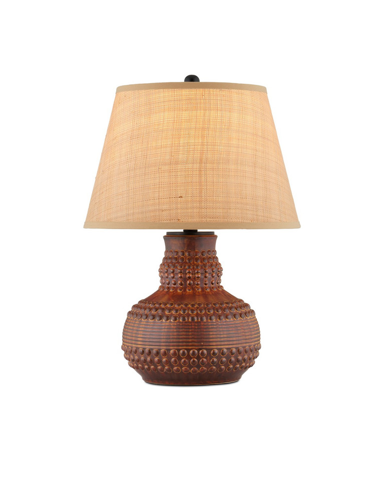 Currey and Company - 6000-0942 - One Light Table Lamp - Atamo - Dark Brown