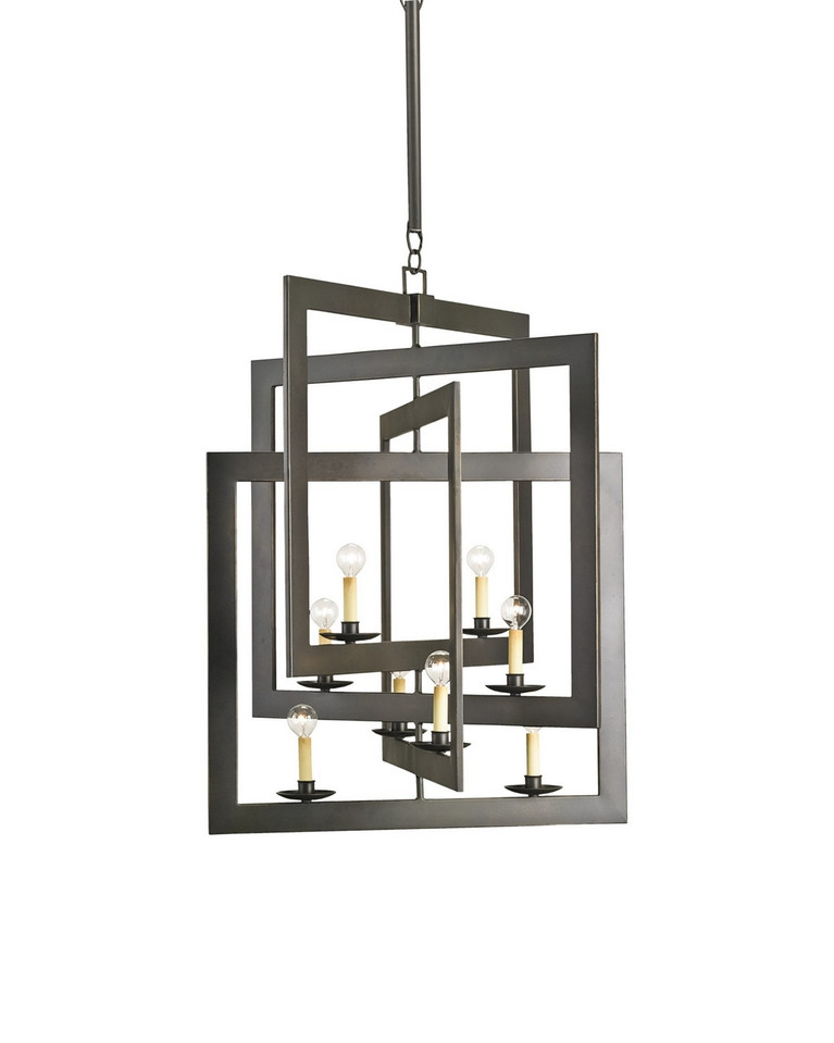 Currey and Company - 9927 - Eight Light Chandelier - Middleton - Bronze Gold