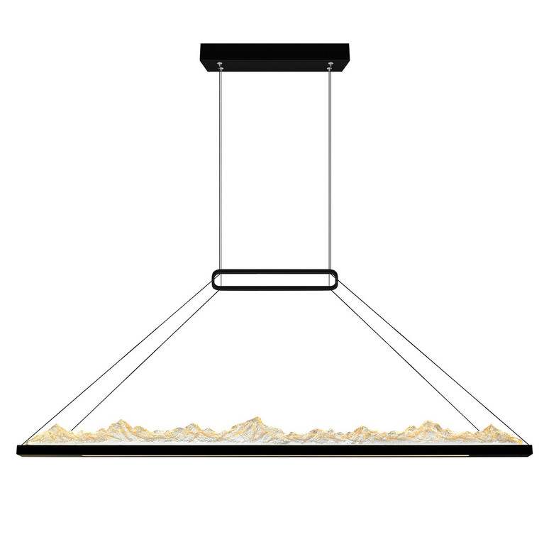 CWI Lighting - 1601P62-101 - LED Chandelier - Himalayas - Black