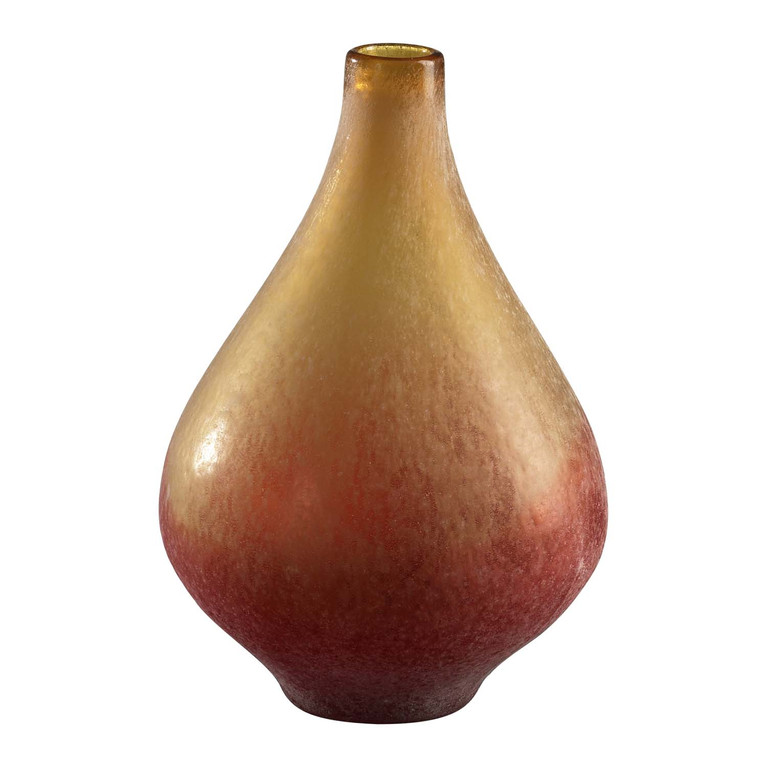 Cyan - 01668 - Vase - Vizio - Yellow And Orange