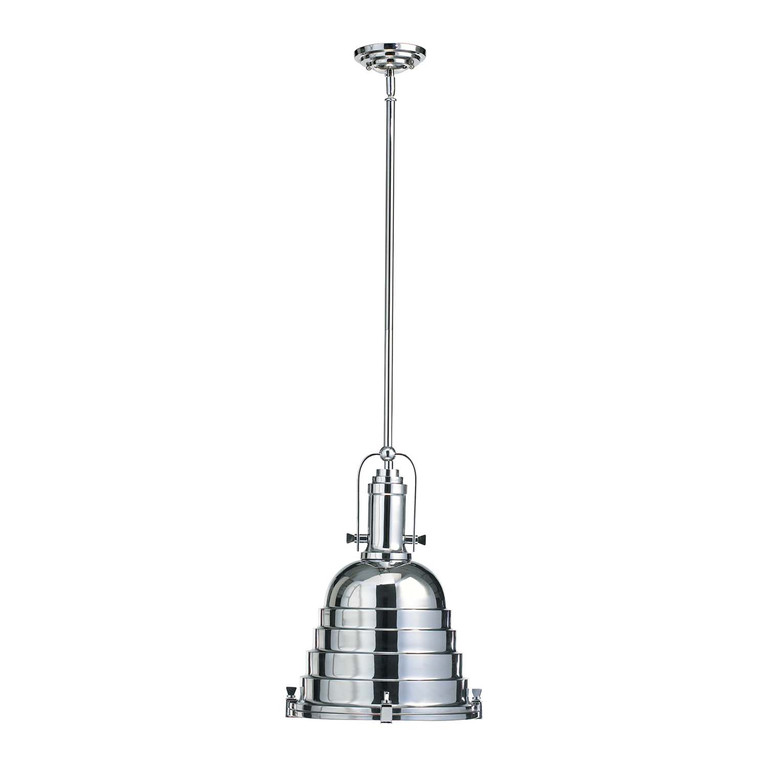 Cyan - 04166 - One Light Pendant - Elliott - Chrome