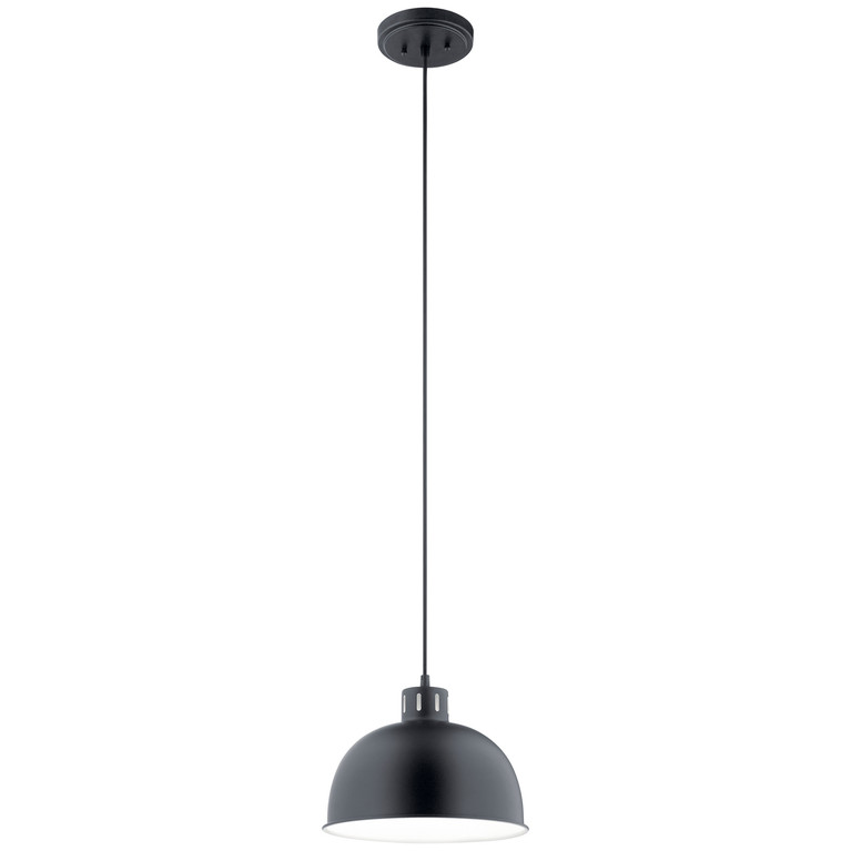 Kichler - 52152BK - One Light Pendant - Zailey - Black