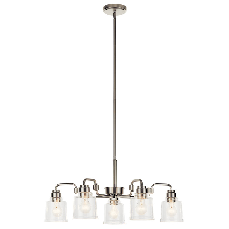 Kichler - 52398NI - Five Light Chandelier - Aivian - Nickel Textured
