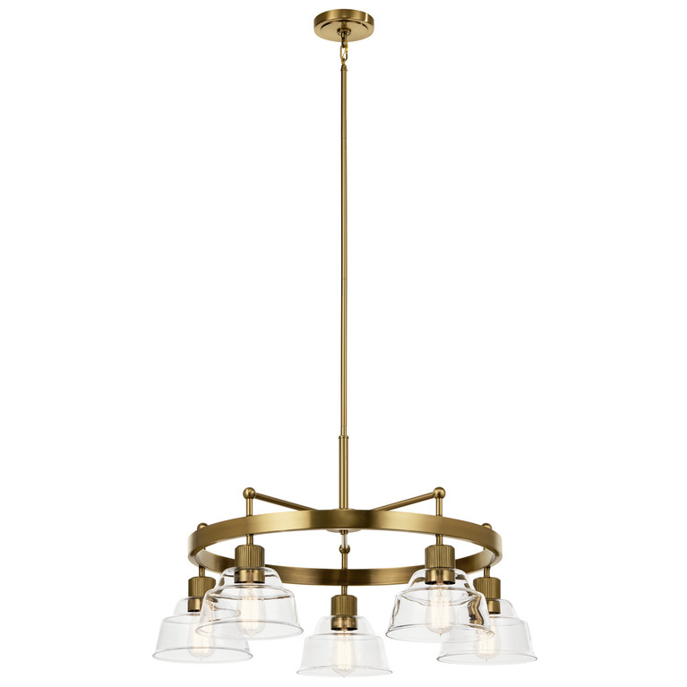Kichler - 52403BNB - Five Light Chandelier - Eastmont - Brushed Brass