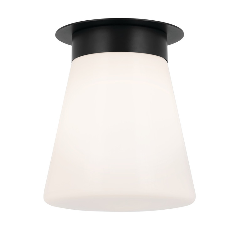 Kichler - 52585BK - One Light Flush Mount - Albers - Black