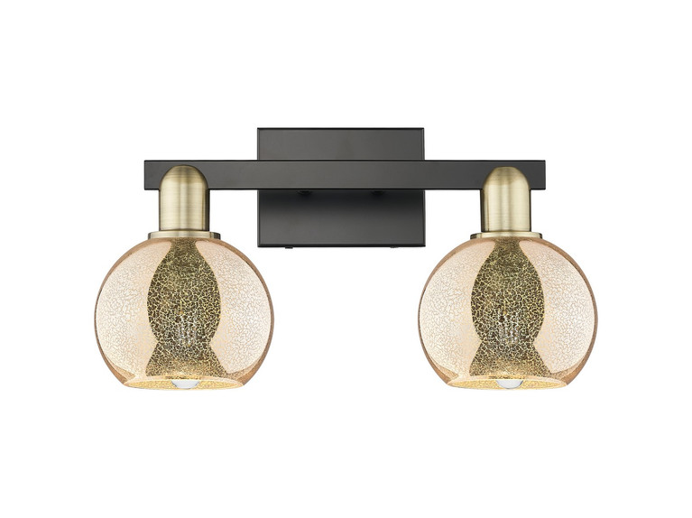 Innovations - 716-2W-BAB-G128-6 - Two Light Bath Vanity - Arcadia - Black Antique Brass