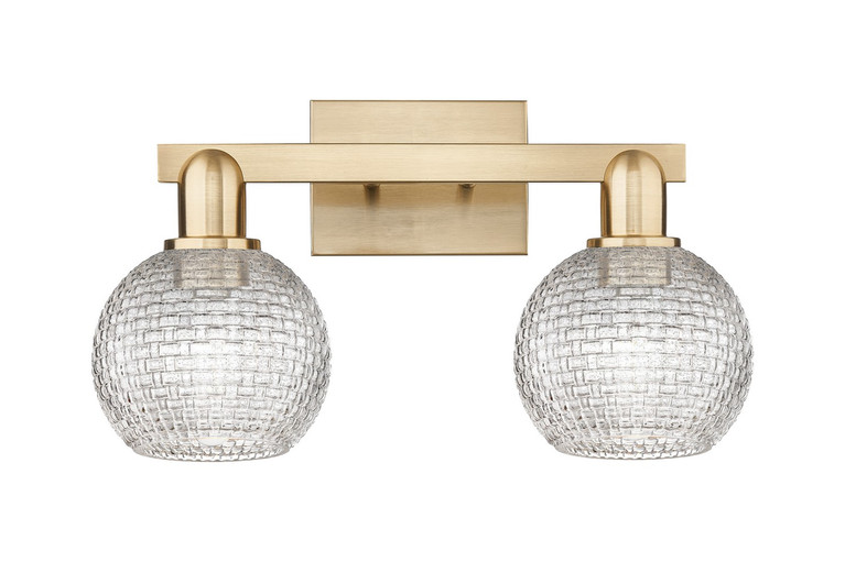 Innovations - 716-2W-CB-G122C-6CL - Two Light Bath Vanity - Arcadia - Champagne Bronze