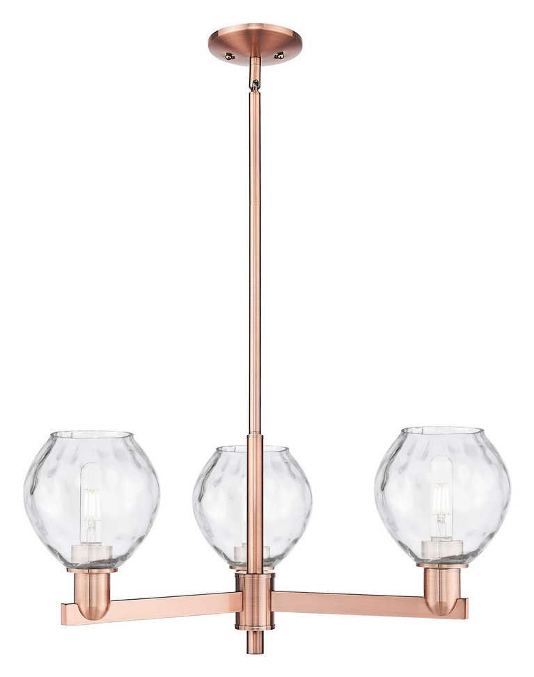 Innovations - 716-3CR-AC-G362 - Three Light Pendant - Arcadia - Antique Copper