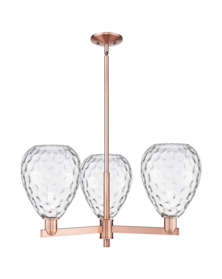 Innovations - 716-3CR-AC-G372 - Three Light Pendant - Arcadia - Antique Copper