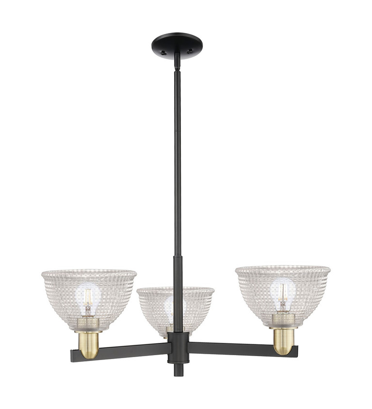 Innovations - 716-3CR-BAB-G422 - Three Light Pendant - Arcadia - Black Antique Brass
