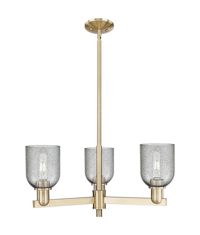 Innovations - 716-3CR-CB-G257 - Three Light Pendant - Arcadia - Champagne Bronze