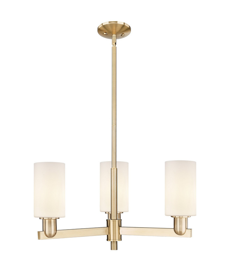 Innovations - 716-3CR-CB-G801 - Three Light Pendant - Arcadia - Champagne Bronze