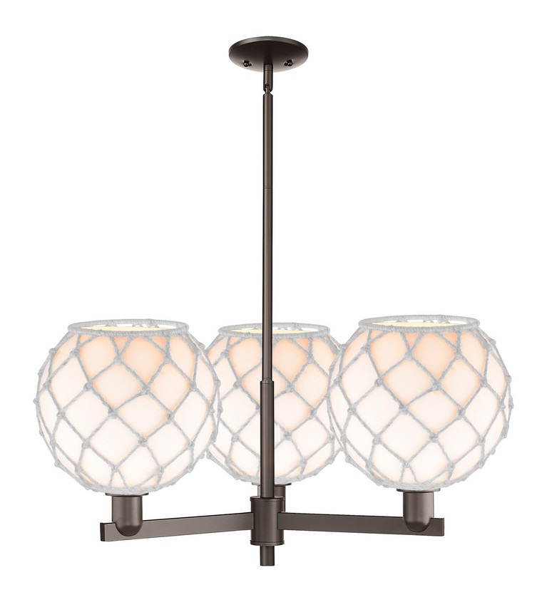 Innovations - 716-3CR-OB-G121-10RW - Three Light Pendant - Arcadia - Oil Rubbed Bronze