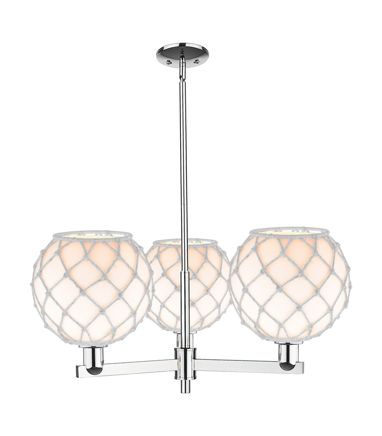 Innovations - 716-3CR-PC-G121-10RW - Three Light Pendant - Arcadia - Polished Chrome