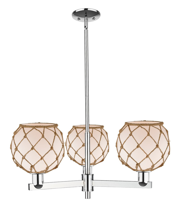Innovations - 716-3CR-PC-G121-8RB - Three Light Pendant - Arcadia - Polished Chrome
