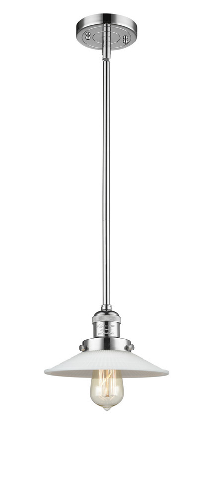 manufacturer_finish:Polished Chrome|manufacturer_glass:Matte White Halophane|light_output:220.00lm|color_temperature:2200K|cri:99