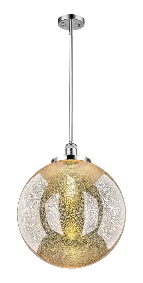 Innovations - 201S-PC-G208-18 - One Light Pendant - Franklin Restoration - Polished Chrome