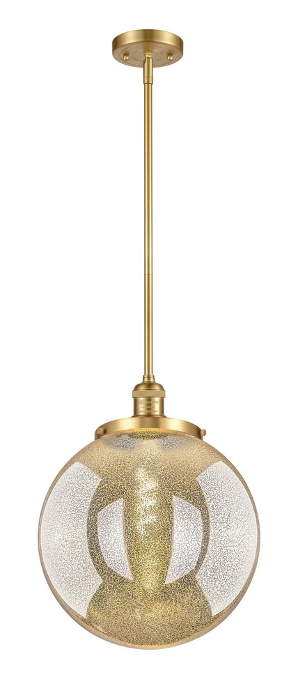 Innovations - 201S-SG-G208-14 - One Light Pendant - Franklin Restoration - Satin Gold
