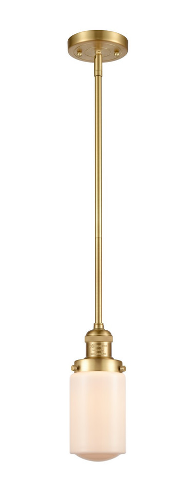 Innovations - 201S-SG-G311-LED - LED Mini Pendant - Franklin Restoration - Satin Gold