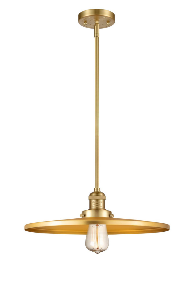 Innovations - 201S-SG-MFR-SG-16 - One Light Mini Pendant - Franklin Restoration - Satin Gold