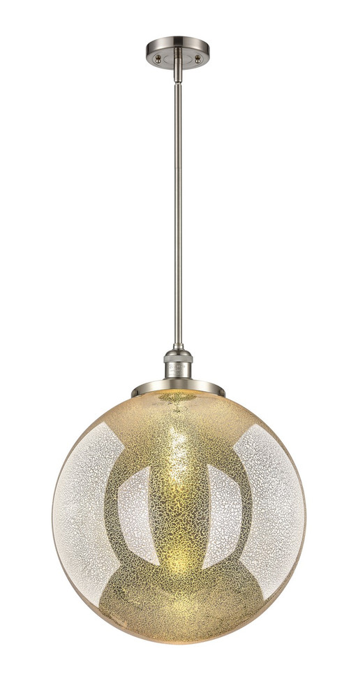 Innovations - 201S-SN-G208-18 - One Light Pendant - Franklin Restoration - Brushed Satin Nickel