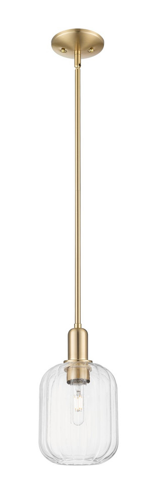 Innovations - 716-1S-CB-G460-7CL - One Light Mini Pendant - Arcadia - Champagne Bronze