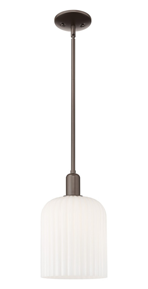 Innovations - 716-1S-OB-G559-8GWH - One Light Mini Pendant - Arcadia - Oil Rubbed Bronze
