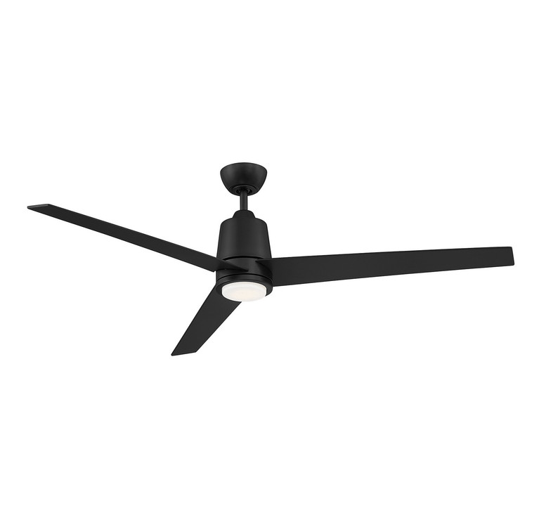 Meridian - M2013MBKRV - 56 Ceiling Fan - Matte Black