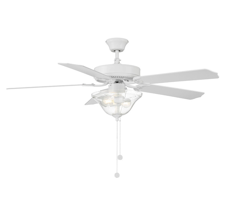 Meridian - M2019WHRV - 52 Ceiling Fan - Bisque White