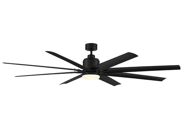 Meridian - M2025MBK - 72 Outdoor Ceiling Fan - Bluffton - Matte Black