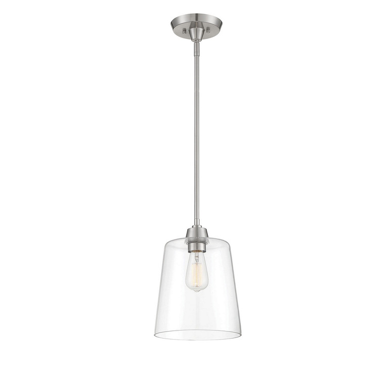 Meridian - M70081BN - One Light Pendant - Mpend - Brushed Nickel