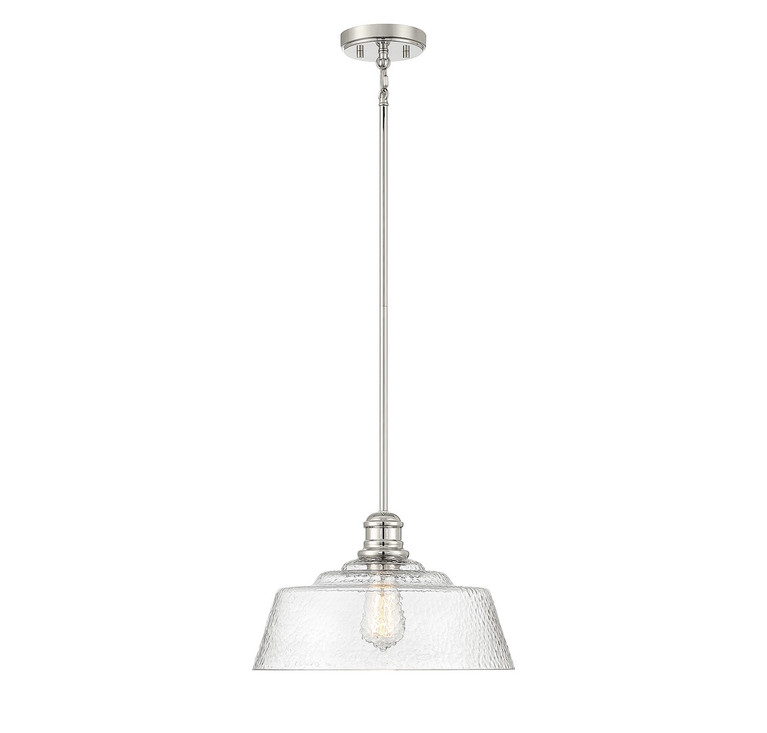 Meridian - M7023PN - One Light Pendant - Polished Nickel