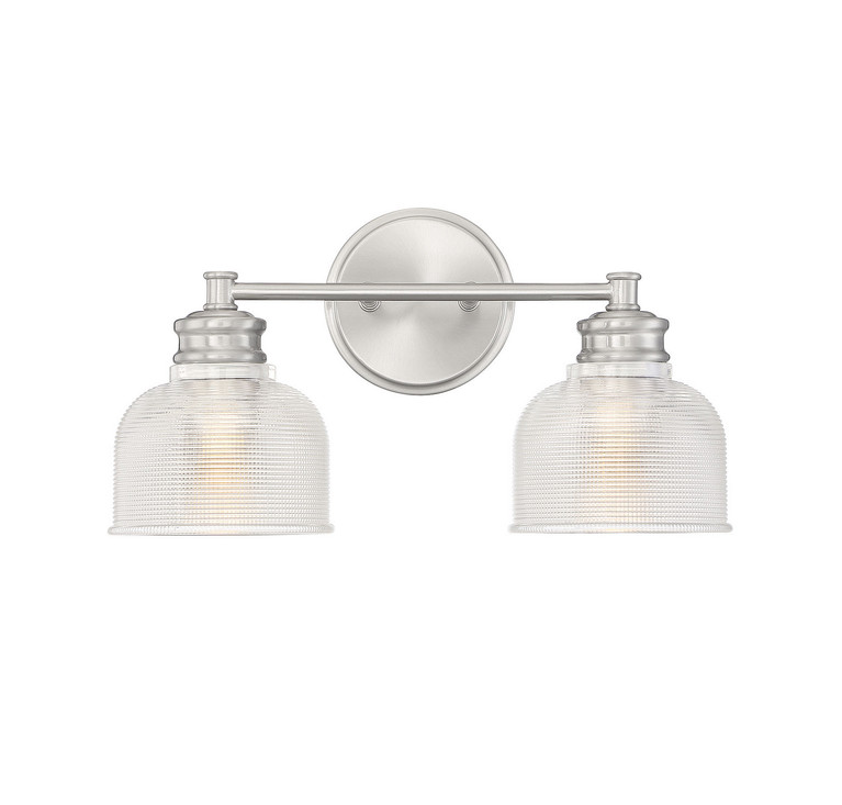 Meridian - M80034BN - Two Light Bathroom Vanity - Mbath - Brushed Nickel