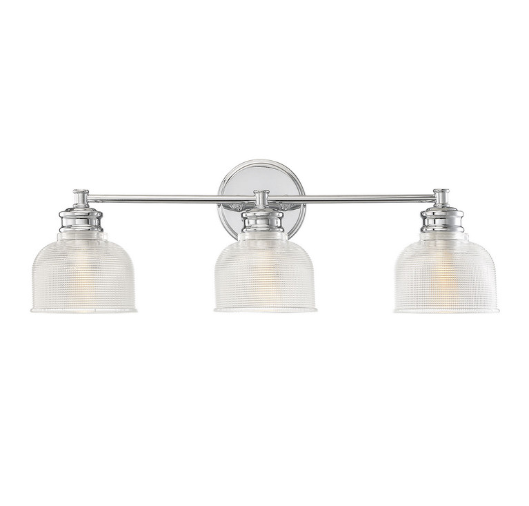 Meridian - M80035CH - Three Light Bathroom Vanity - Mbath - Chrome