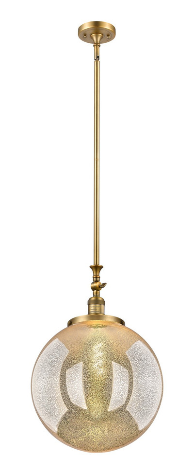 Innovations - 206-BB-G208-16 - One Light Mini Pendant - Franklin Restoration - Brushed Brass